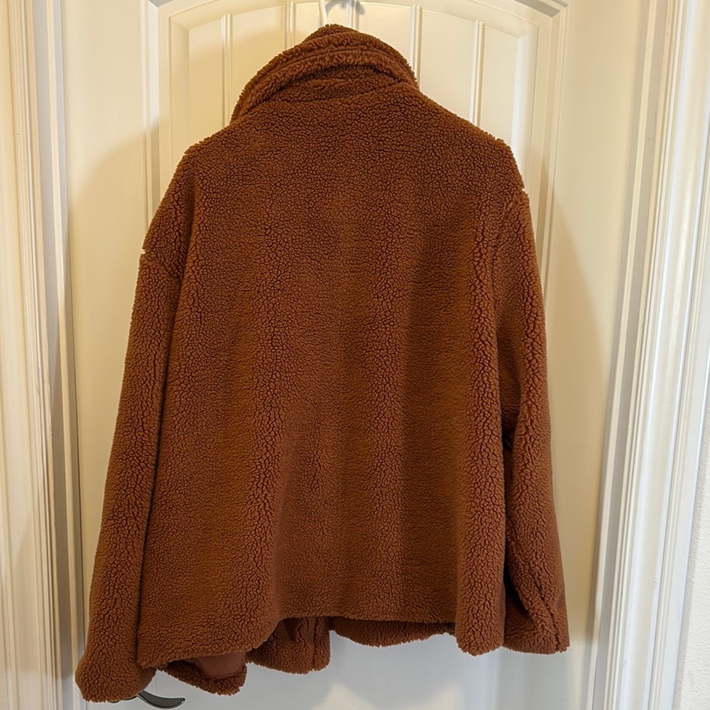 NWT GAP Brown Sherpa Jacket - Picture 3 of 7